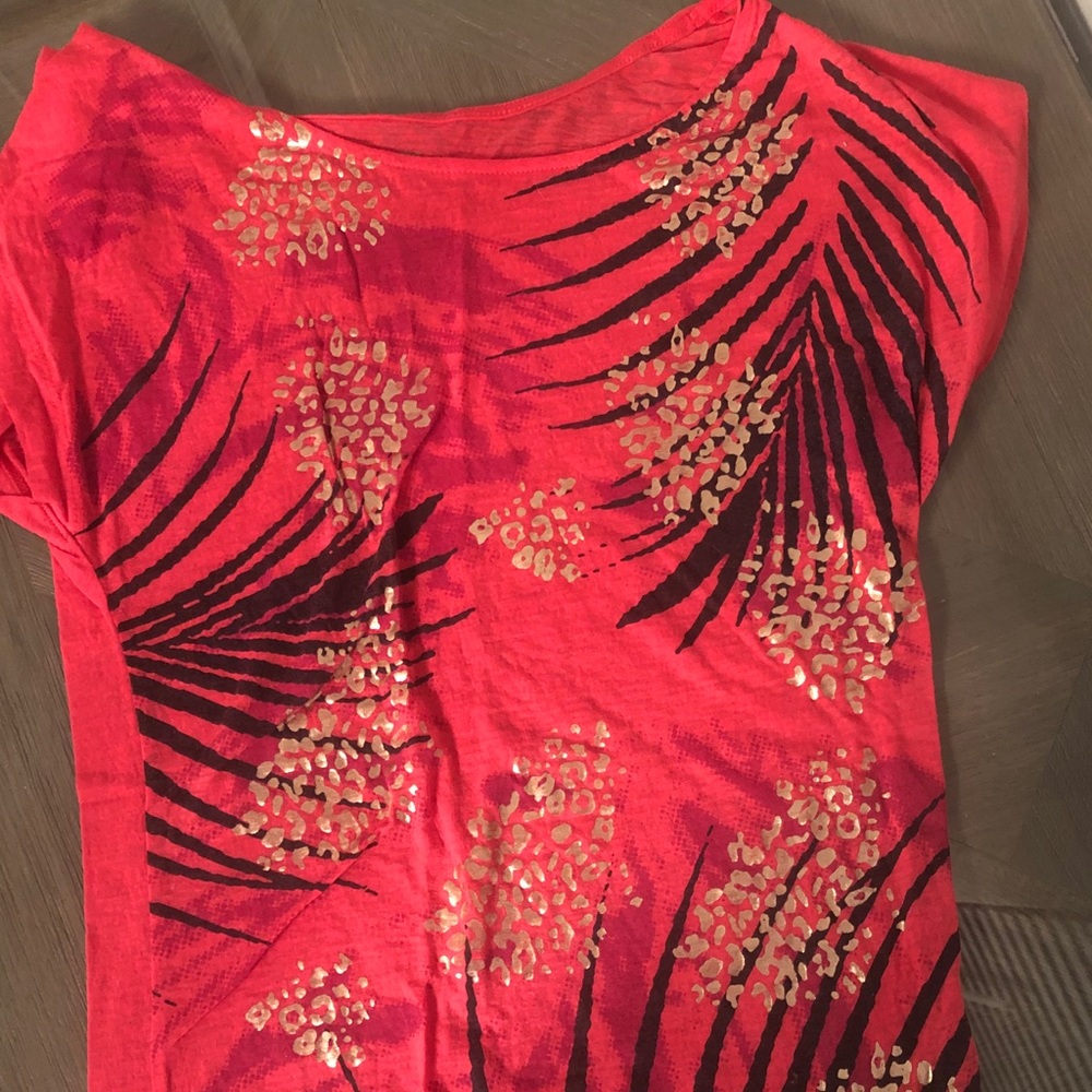 Express animal print tee